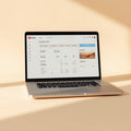 Notion productivity template on laptop